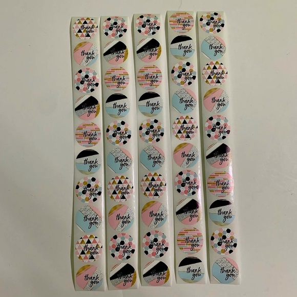 50pc thank you stickers! - Picture 2 of 2